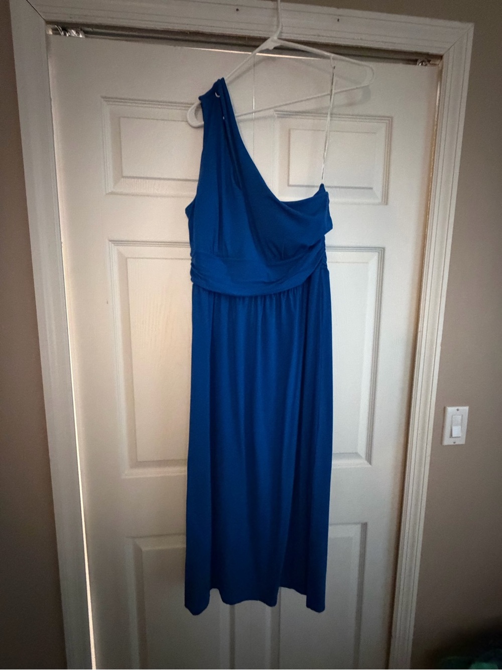 Lilly Pulitzer Royal Blue One-Shoulder Dress